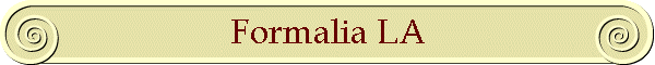 Formalia LA
