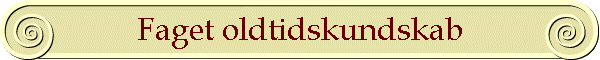 Faget oldtidskundskab